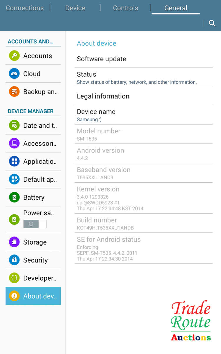 Samsung SM-T535 Galaxy Tab 4 10.1" Quad-Core Tablet with LTE (16GB)