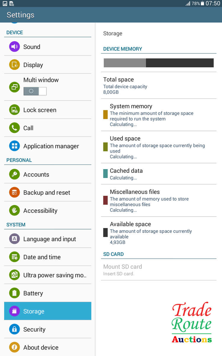 Make Phone Calls ** SAMSUNG GALAXY TAB E | 3G + WIFI | 8GB | BLACK | 9.6` | SM-T561