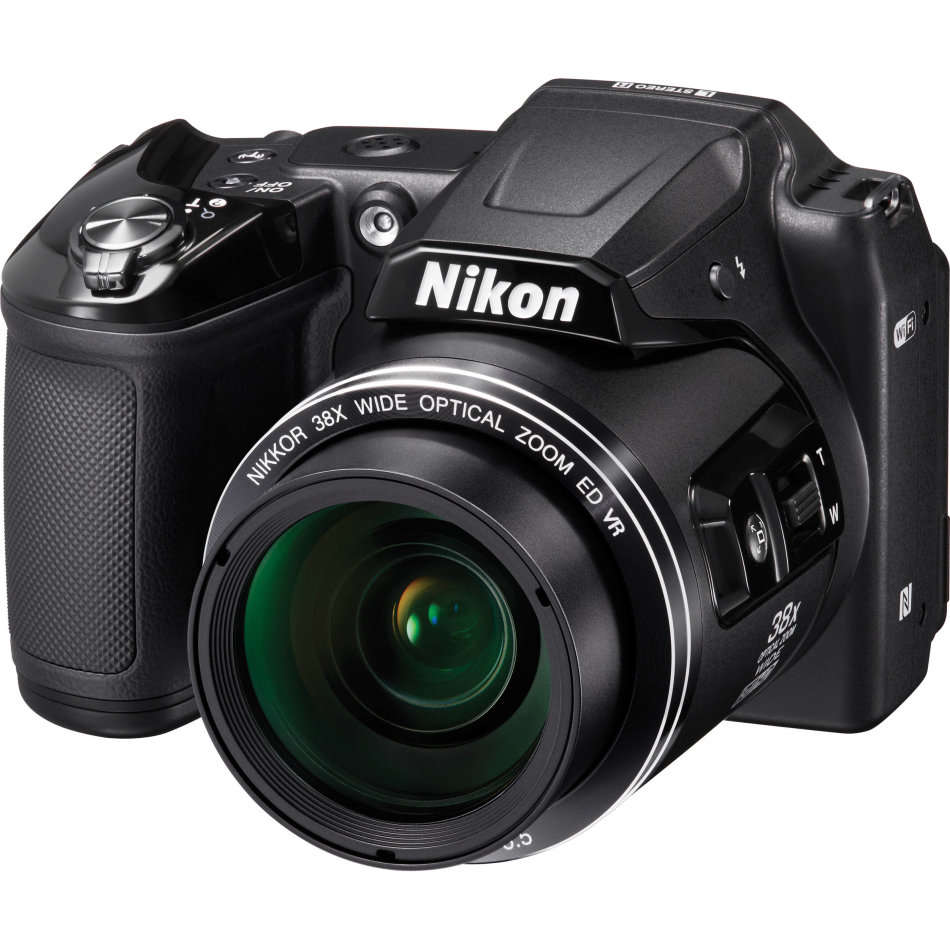 Nikon COOLPIX L840 Digital Camera with 38x Optical Zoom and Built-In Wi-Fi (Black)