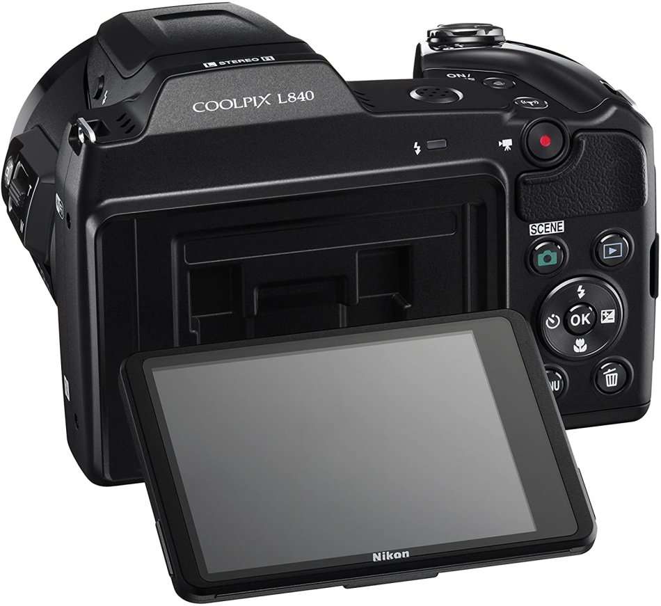 Nikon COOLPIX L840 Digital Camera with 38x Optical Zoom and Built-In Wi-Fi (Black)