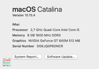 Apple iMac | 21.5 inch | Core i5 2.7GHz | 8GB RAM | 1TB HDD | Ultraslim | Nvidia GeForce Graphics