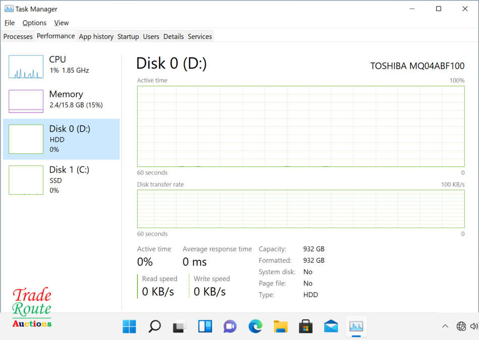 Dell Vostro 5581 15.6" FHD LAPTOP Intel Core i7 8565U 8th Gen 1.8GHz | 16GB RAM | 1TB HDD + 256 SSD