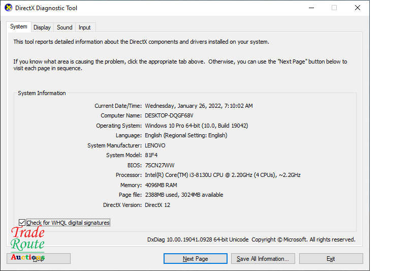 LENOVO IDEAPAD 330S LAPTOP - NOTEBOOK ** CORE i3 8130U 8th Gen ** 512GB SSD
