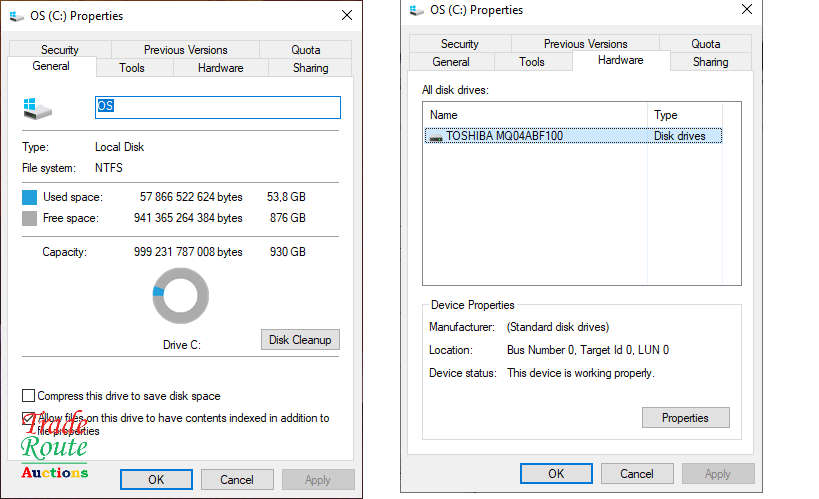 ASUS VIVOBOOK X540UA 15.6 INCH NOTEBOOK | CORE i5 8250U 8th Gen 1.8GHZ | 8GB RAM | 1TB HDD