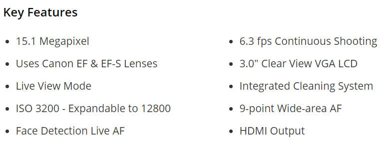 Canon EOS 50D SLR Digital Camera (Camera Body)