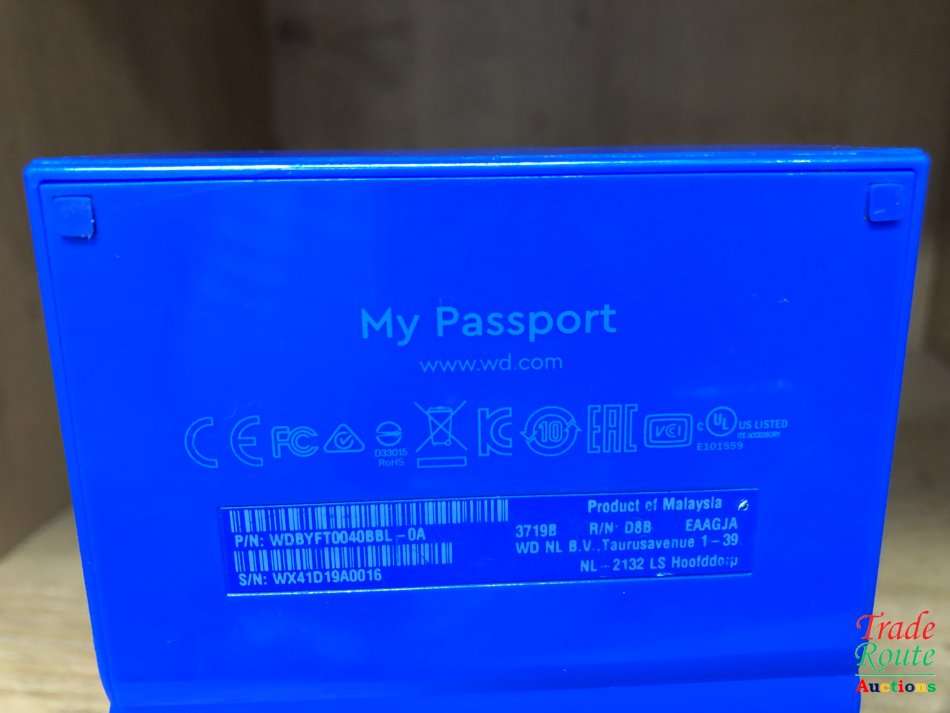 WD My Passport 4.0TB 2.5 USB3.0 HDD  Blue - 4TB EXTERNAL DRIVE