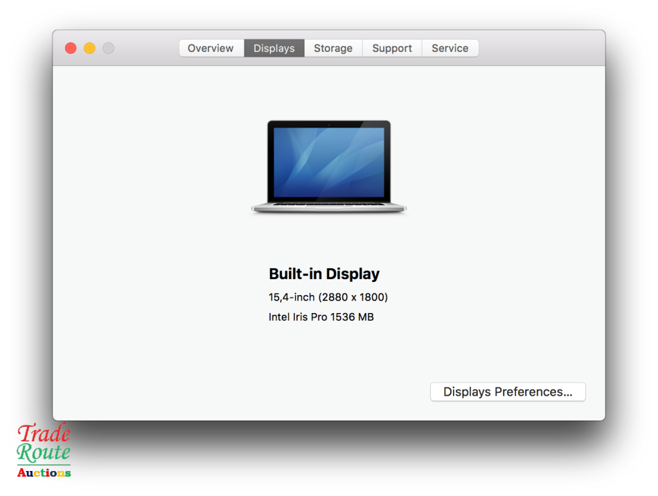 Apple MacBook Pro 15.4-inch Retina Display | Core i7 2.2GHz | 16GB RAM | 256GB SSD - FAULTY LCD