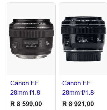 Canon EF 28mm f/1.8 USM Ultrasonic Wide-Angle Lens (Canon Mount) Full Frame