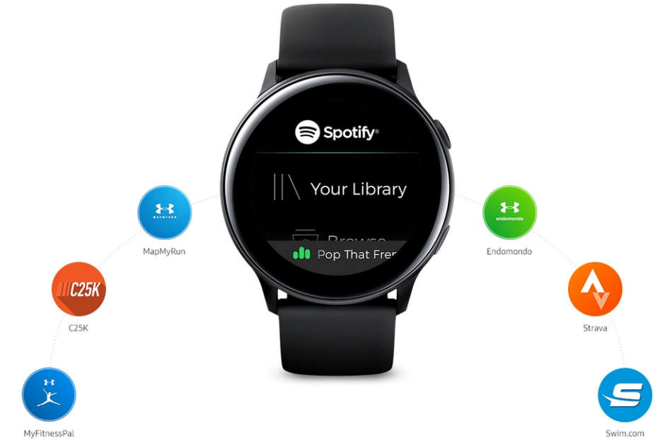 Samsung Galaxy Watch Active SM-R500 Smartwatch - BLACK - IN BOX