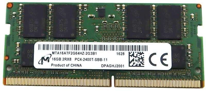 16GB DDR4 RAM for Laptops - Micron MTA16ATF2G64HZ Memory Module