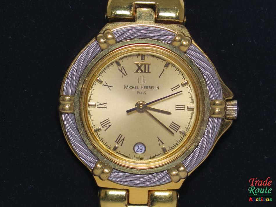 Michel Herbelin Ladies Wrist Watch - 12410.B - Rope Design