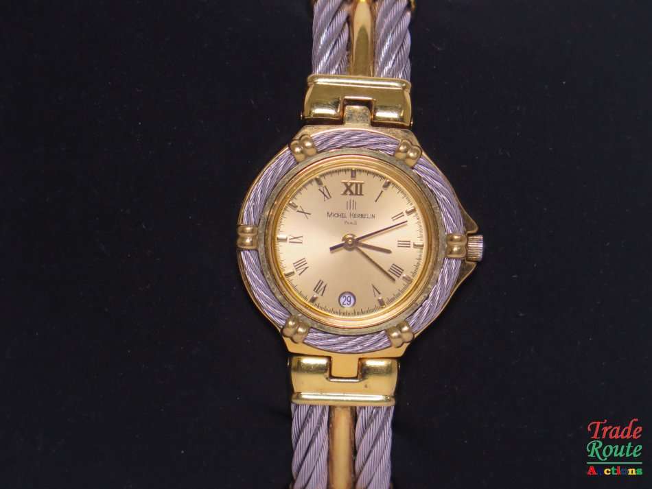 Michel Herbelin Ladies Wrist Watch - 12410.B - Rope Design