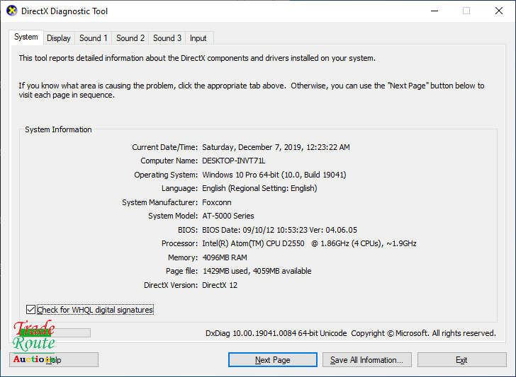 Foxconn AT-5000 Series Micro Desktop Computer | Intel Atom CPU D2550 1.9Ghz | 4GB RAM | 320GB HDD