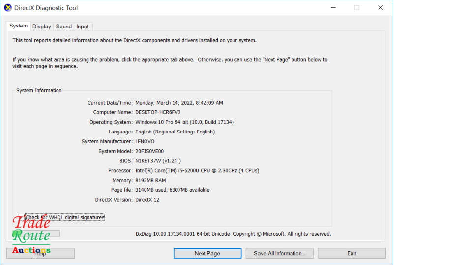 LENOVO THINKPAD T560 FULL HD 15.6 inch LAPTOP | CORE i5 6200U 6th Gen 2.3GHz | 8GB RAM | 500GB HDD