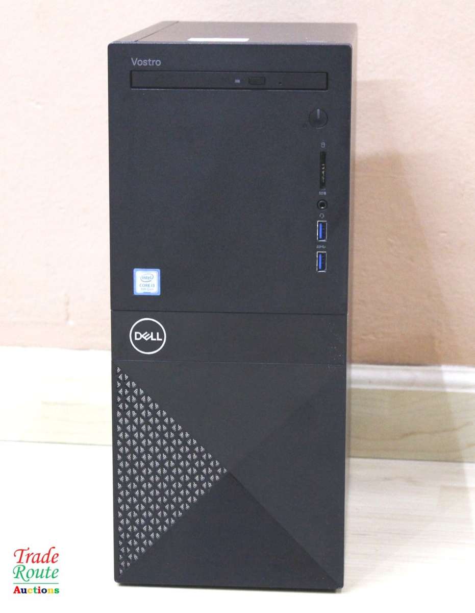 Dell Vostro 3670 Tower Desktop PC Computer - Core i3 8100 3.6Ghz 8th Gen - 4GB RAM - 500GB HDD