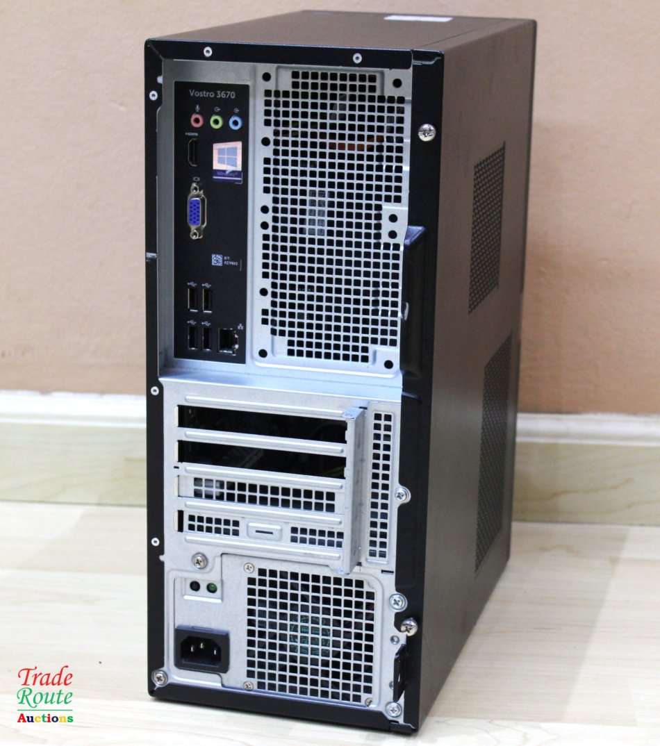 Dell Vostro 3670 Tower Desktop PC Computer - Core i3 8100 3.6Ghz 8th Gen - 4GB RAM - 500GB HDD