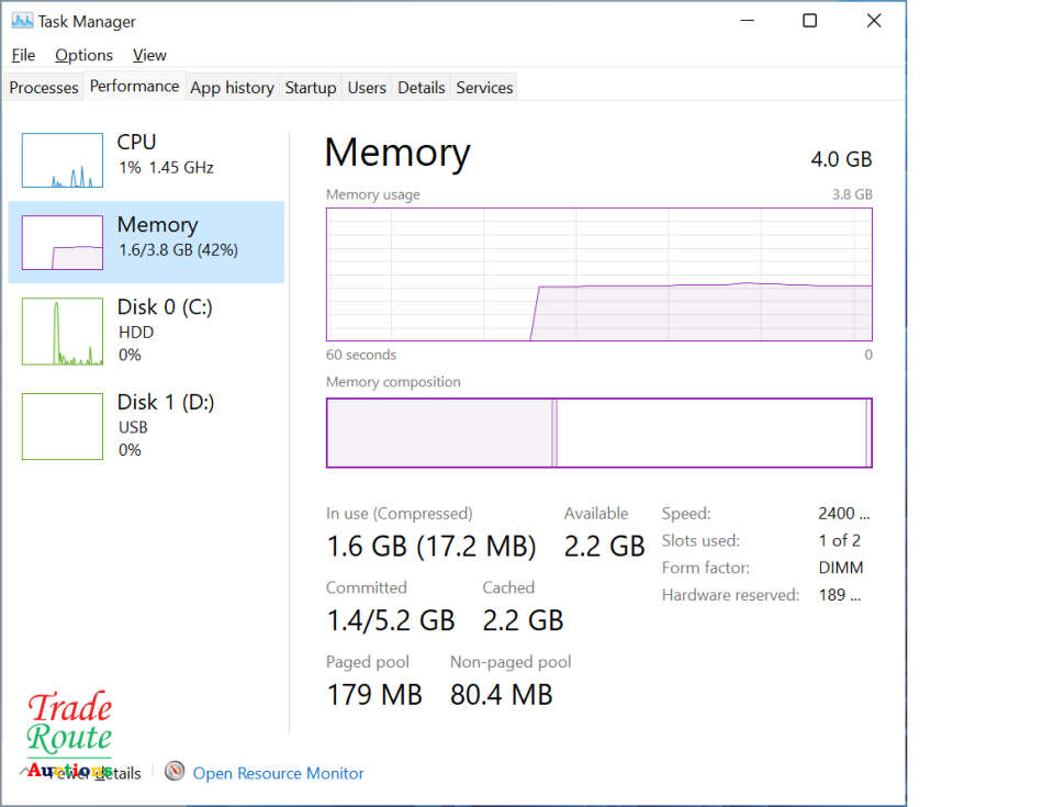 Dell Vostro 3670 Tower Desktop PC Computer - Core i3 8100 3.6Ghz 8th Gen - 4GB RAM - 500GB HDD