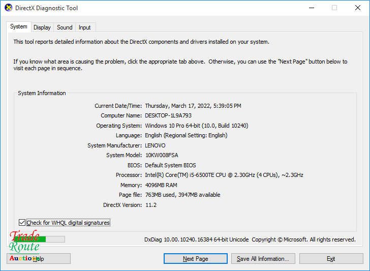 Lenovo S510 Tower Desktop Computer PC | Core I5 6500TE 2.3Ghz 6th Gen - 4GB RAM - 500GB HDD