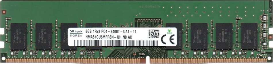 Hynix 8GB DDR4 RAM for Desktops 1.2V Memory Module DDR4-2400MHz [HMA81GU6MFR8N-UH]