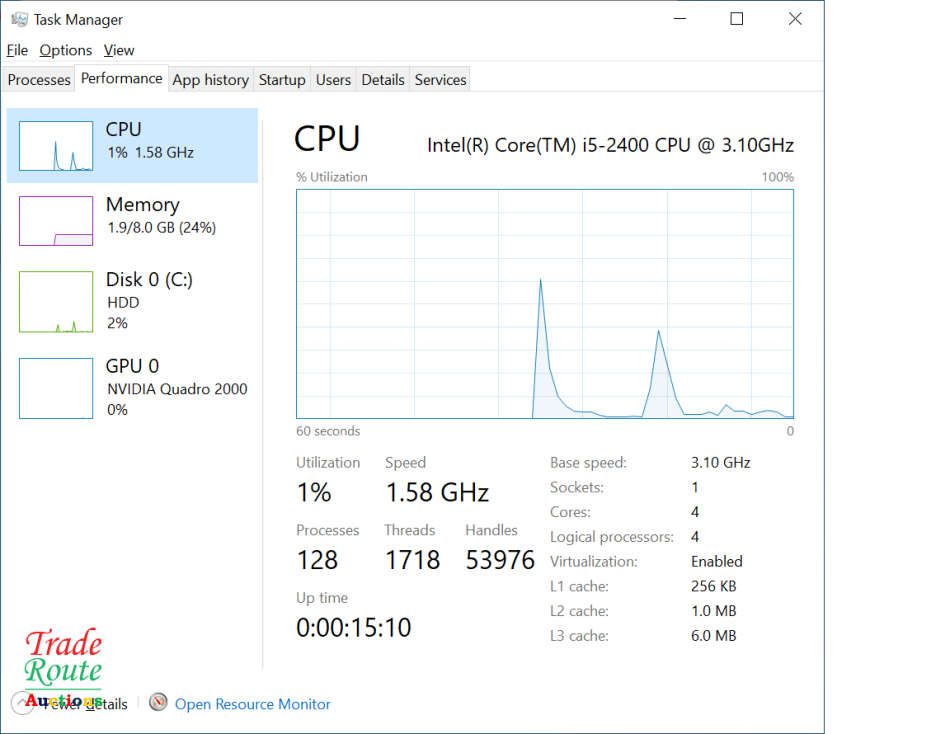 MSI Motherboard Gaming PC  Core i5 - 8GB RAM - 1TB HDD - NVIDIA Quadro 2000 Graphics