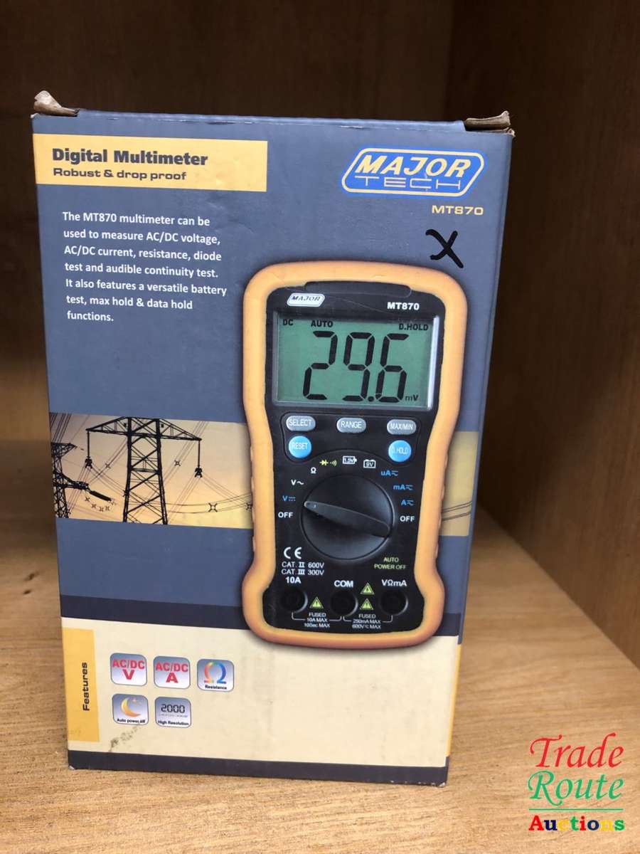 Major Tech - MT870 Digital Multimeter Robust & drop proof [ NEW ]
