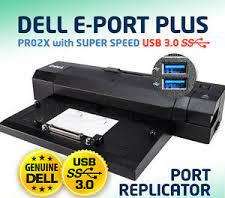 Dell PR02X Port Replicator - Dell Latitude Laptop Docking Station [NO POWER ADAPTER]