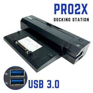 Dell PR02X Port Replicator - Dell Latitude Laptop Docking Station [NO POWER ADAPTER]