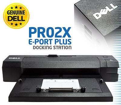 Dell PR02X Port Replicator - Dell Latitude Laptop Docking Station [NO POWER ADAPTER]