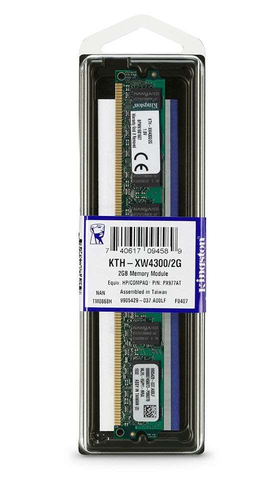Kingston KTH-XW4300/2G 2GB NonECC DDR2 SDRAM 667MHz DDR2667/PC25300 240-Pin Memory Module