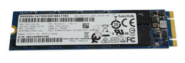 SanDisk X600 M.2 2280 256GB Solid State Drive