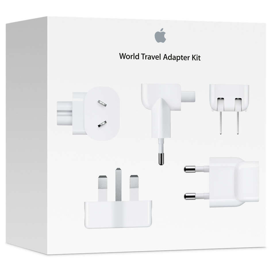 Apple World Travel Power Adapter Plug Kit - MD837AM/A - Brand New Sealed Pack