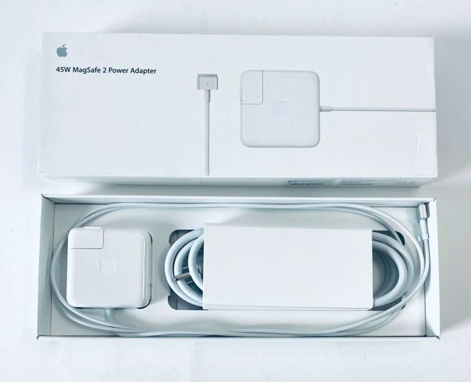 Apple 45W MagSafe 2 [ ORIGINAL APPLE PRODUCT] Power Adapter for MacBook Air A1436