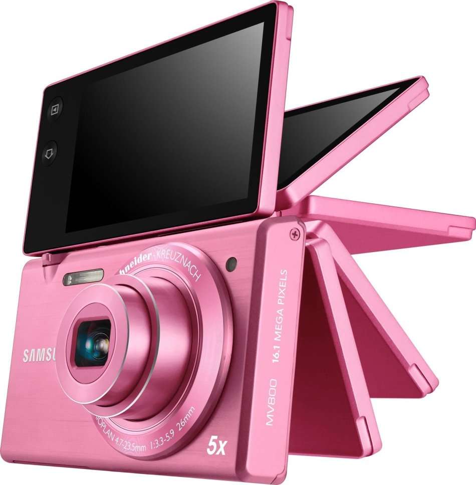 Samsung Multiview MV800 16.1MP Digital Camera with 5x Optical Zoom