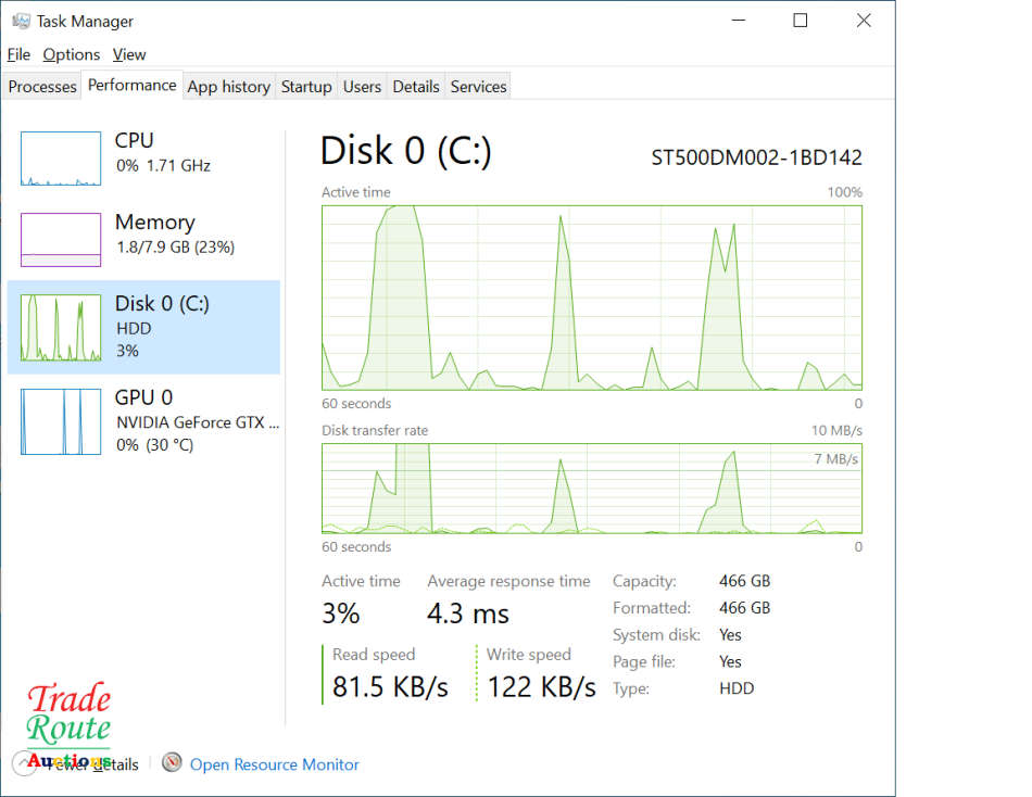 Micro-Star MS-7C09 Gaming PC Core i7 8700 8th Gen 3.2Ghz - 8GB RAM 500GB HDD NVIDIA GeForce Graphics