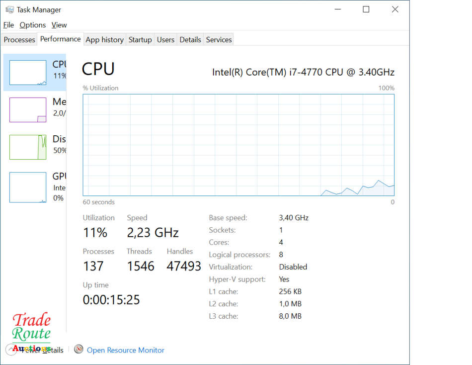 HP ELITEDESK 800 G1 SFF Desktop PC | Core i7 4770 3.4Ghz | 8GB RAM | 500GB HDD DESKTOP PC