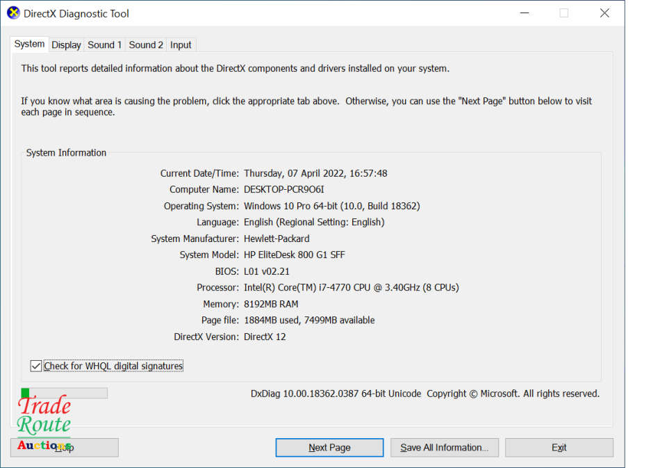 HP ELITEDESK 800 G1 SFF Desktop PC | Core i7 4770 3.4Ghz | 8GB RAM | 500GB HDD DESKTOP PC
