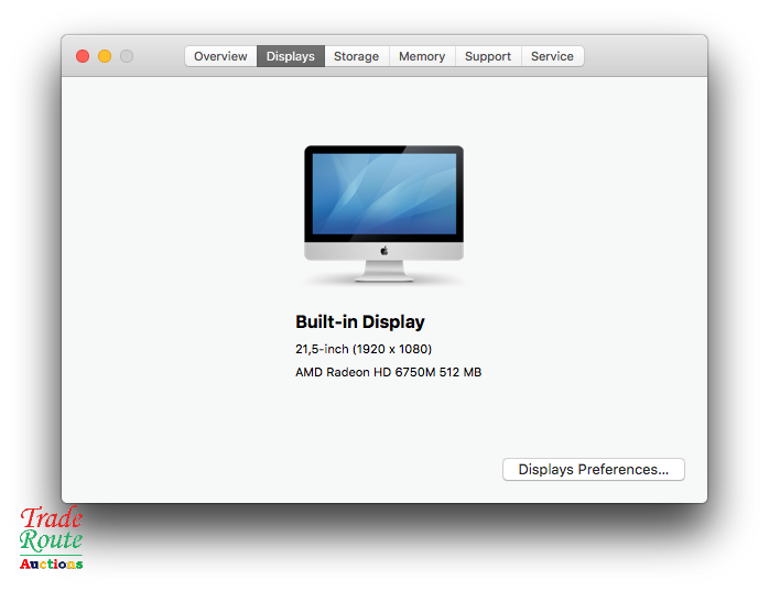 Apple Imac | 21.5 Inch | Core I5 2.5ghz 4gb Ram 500gb Hdd * Amd Radeon Hd Graphics