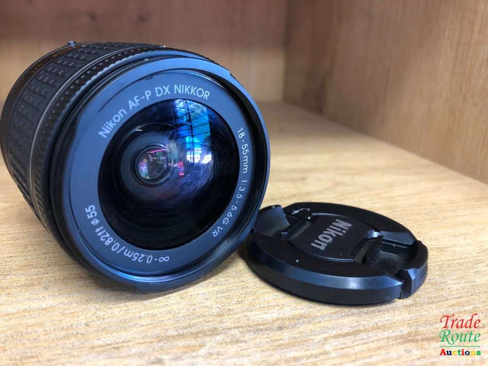 Nikon AF-P DX NIKKOR 18-55mm f/3.5-5.6G Vibration Reduction Zoom Lens Auto Focus for Nikon DSLR