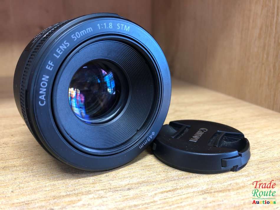 Canon EF 50mm f/1.8 STM Lens for Canon DSLR Cameras