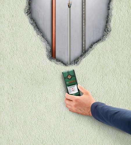 Bosch PMD 7 Digital Detector - Detection of ferrous/non-ferrous metals & Live Cables