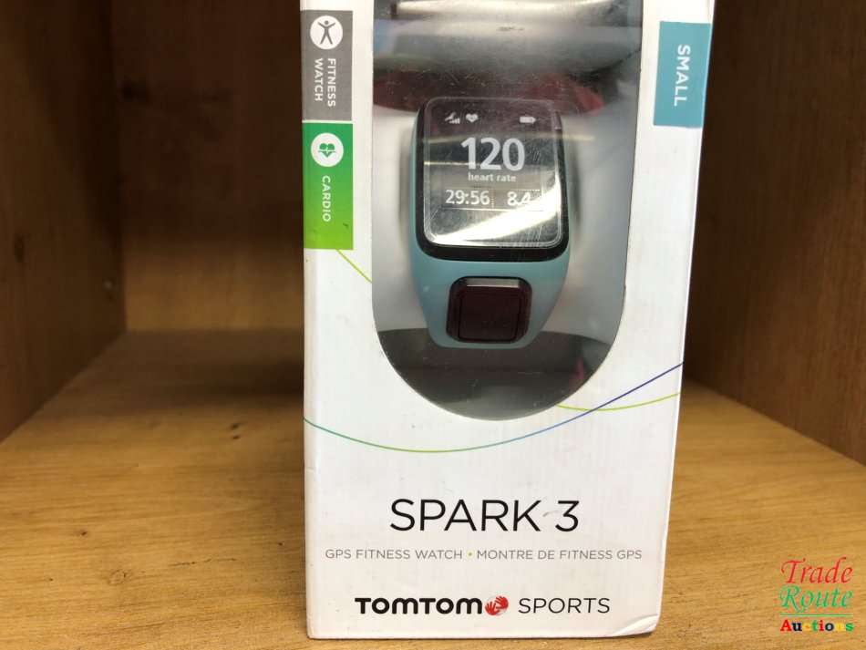 TOMTOM SPARK 3 CARDIO GPS Fitness Watch (Aqua-Small) Sealed pack