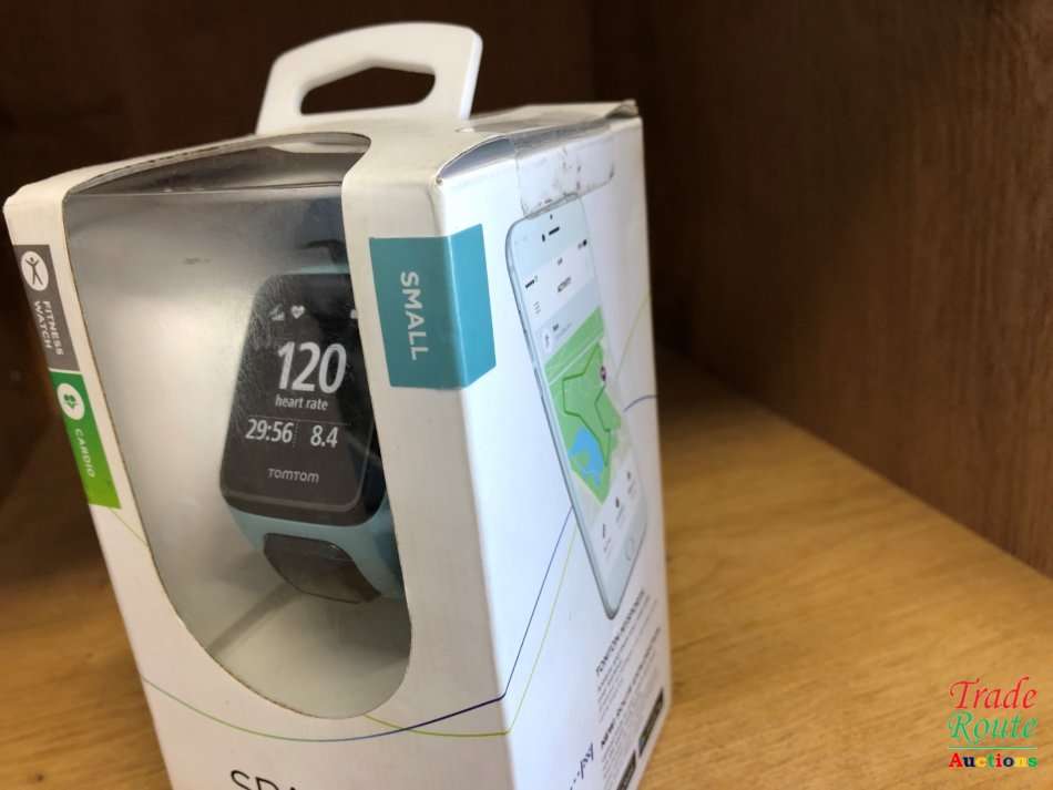 TOMTOM SPARK 3 CARDIO GPS Fitness Watch (Aqua-Small) Sealed pack