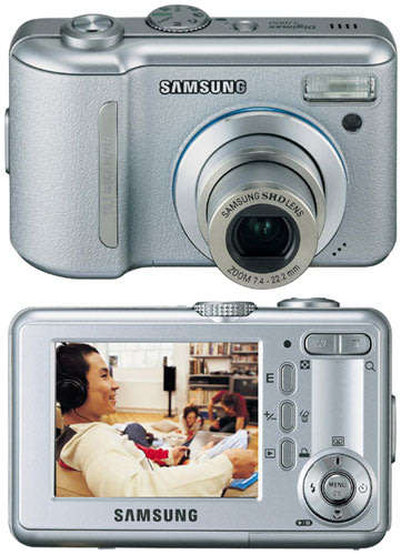 Samsung Digimax S1000 10MP Digital Camera - LCD HAS DAMAGES -   for Spares or Repair