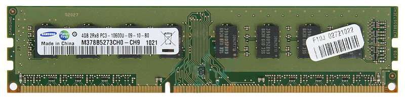 Samsung 4GB (1x 4GB) CL9 DDR3-1333 PC3-10600 1.5V 240-pin UDIMM RAM Module [for DESKTOP]