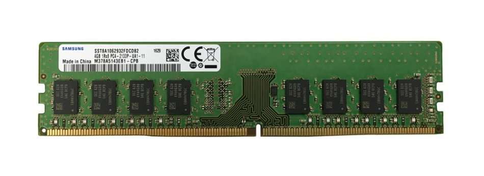 Samsung M378A5143EB1-CPB 4GB DDR4 2133MHz UDIMM PC4-17000 288-Pin Non-ECC 1.2V CL15 Memory Module