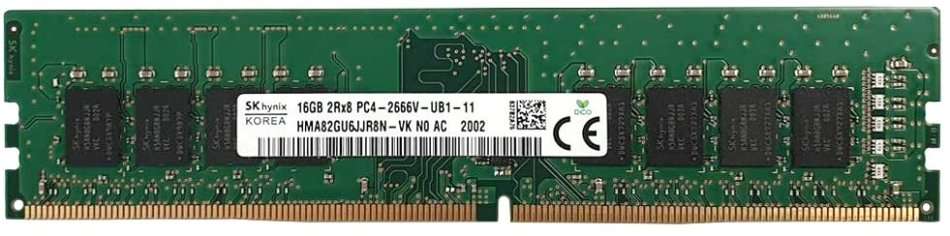Hynix 16GB DDR4 PC4-21300 2666MHz 288-pin DIMM DDR4 RAM for Desktops [ HMA82GU6DJR8N-VK ]