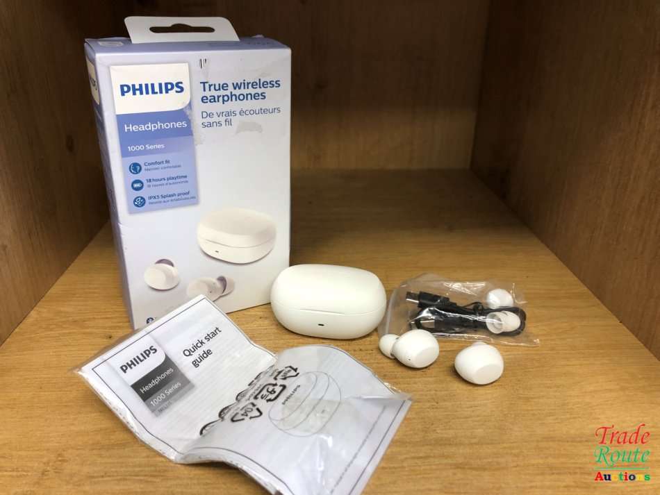 Philips Audio TWS TAT1235 Bluetooth True Wireless Earbuds with IPX5, Touch Control