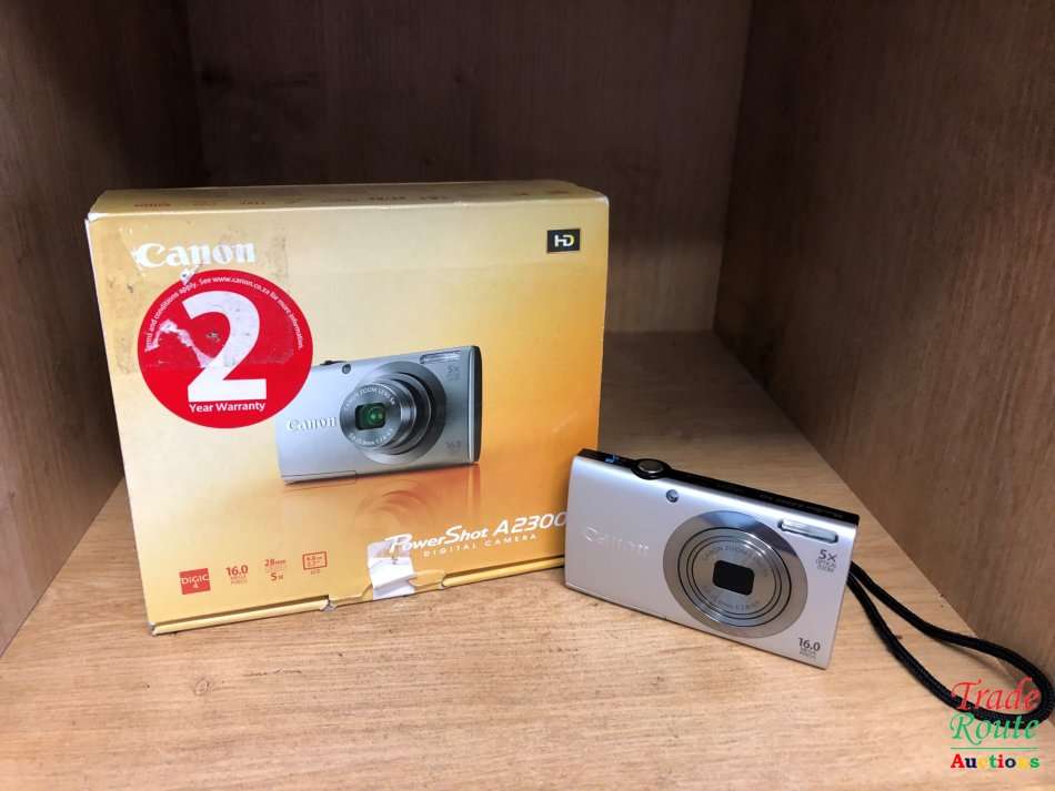 Canon PowerShot A2300 16.0 MP Digital Camera with 5x Optical Zoom (Silver)