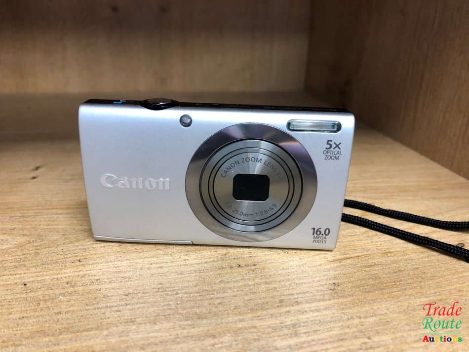 Canon PowerShot A2300 16.0 MP Digital Camera with 5x Optical Zoom (Silver)