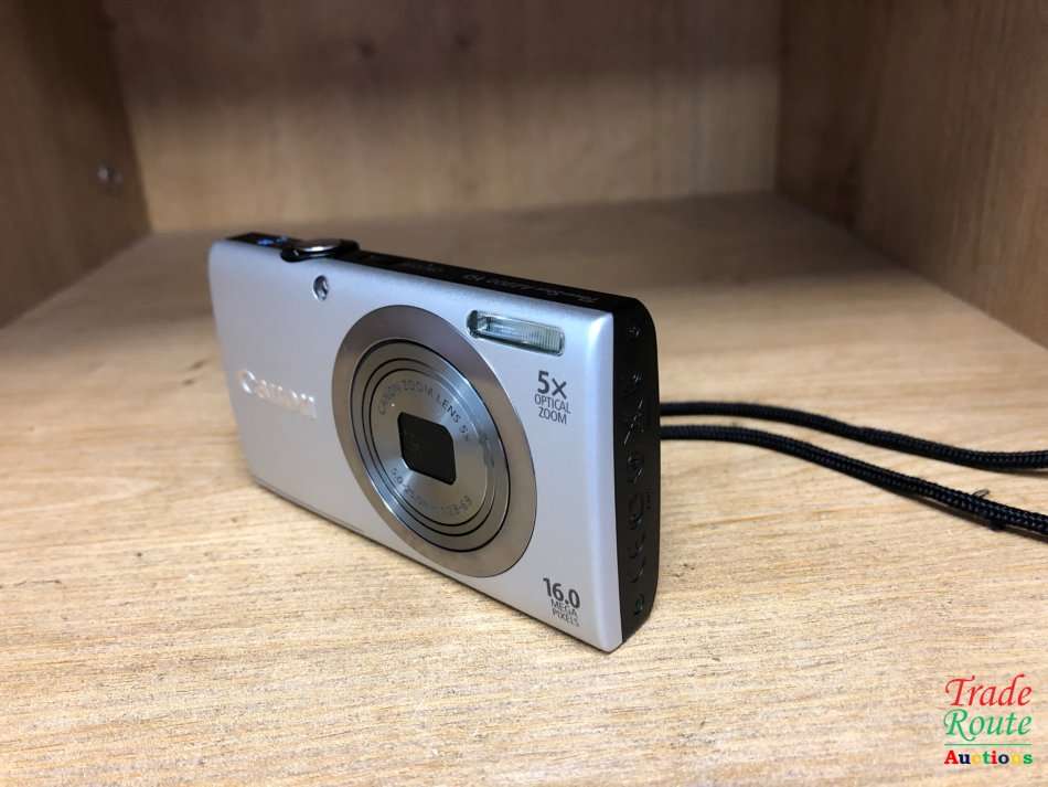 Canon PowerShot A2300 16.0 MP Digital Camera with 5x Optical Zoom (Silver)